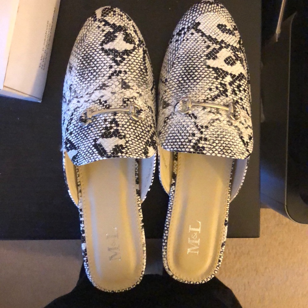 Size 11 Snakeskin Mules